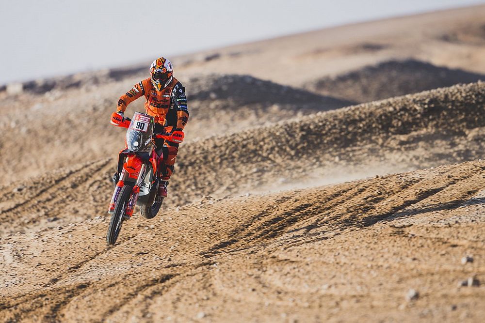 MotoGP-coureur Petrucci uitgeroepen tot winnaar vijfde etappe Dakar