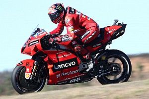 Algarve MotoGP: Bagnaia wins red-flagged race