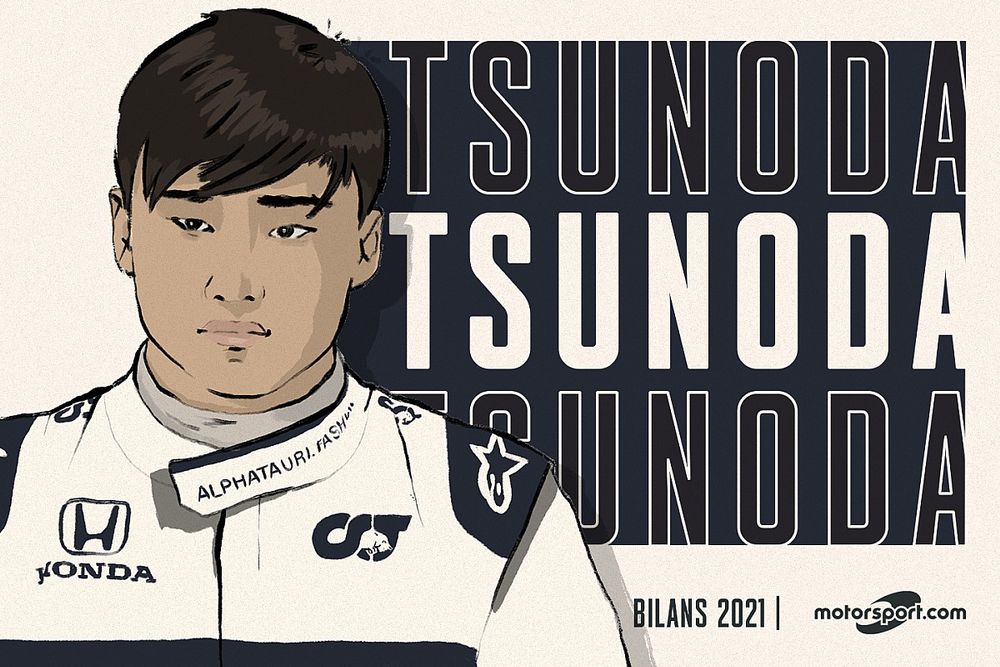 Bilan 2021 - La F1 n'est pas (encore) le paradis pour Yuki Tsunoda