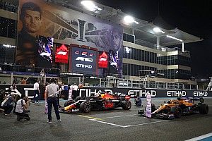 ¡La parrilla de salida de la carrera de F1 en Abu Dhabi!