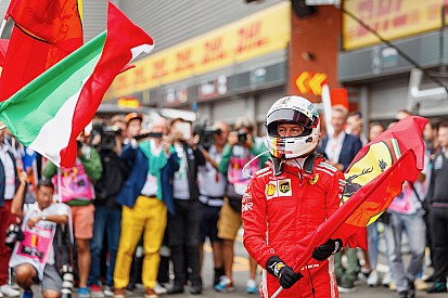 Vettel ilyen boldog is volt a Ferrarinál: „Grazie ragazzi” (videó)