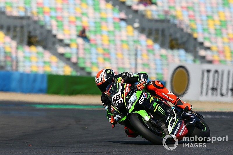 Superpole - Les Kawasaki au-dessus du lot à Magny-Cours, Sykes en pole