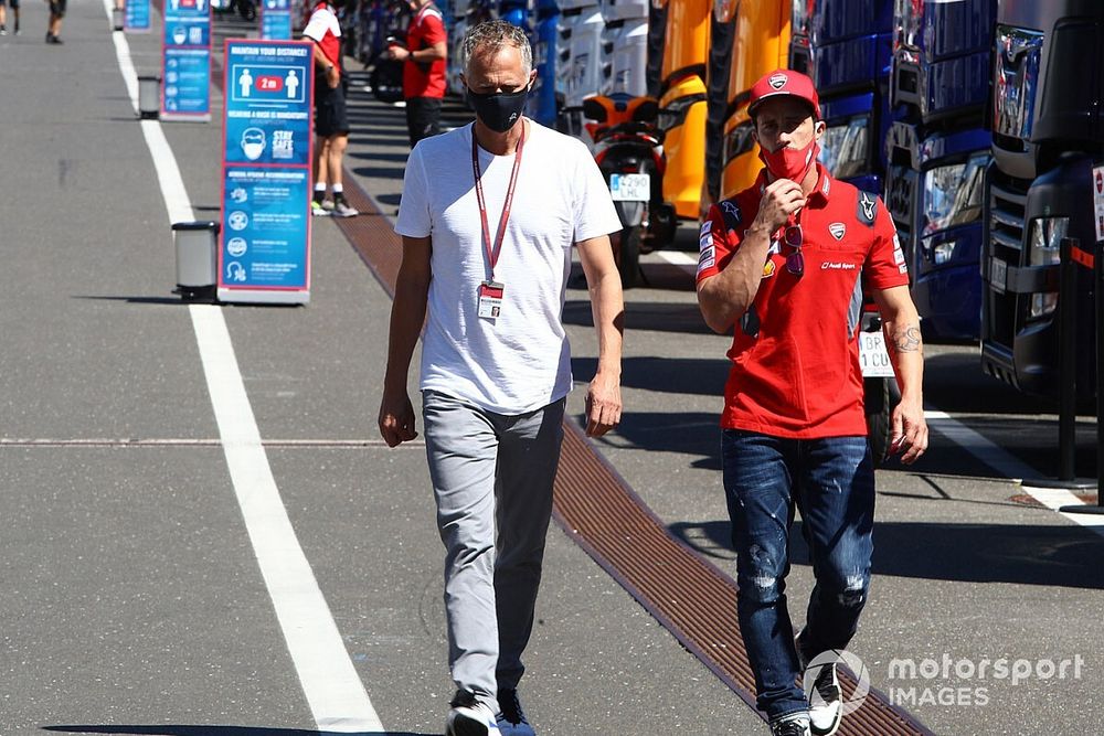 Simone Battistella, Andrea Dovizioso, Ducati Team