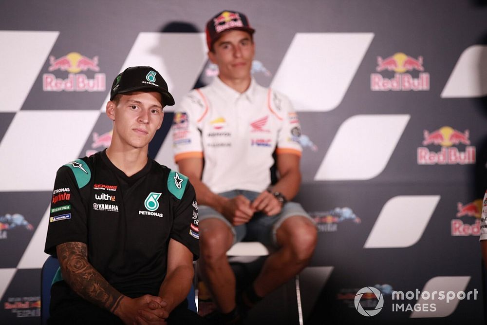Selon Márquez, Quartararo ignorait comment gérer la pression du titre