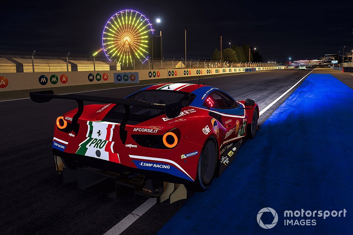Virtual Le Mans: la Ferrari rimonta in Top10 dopo tanti problemi