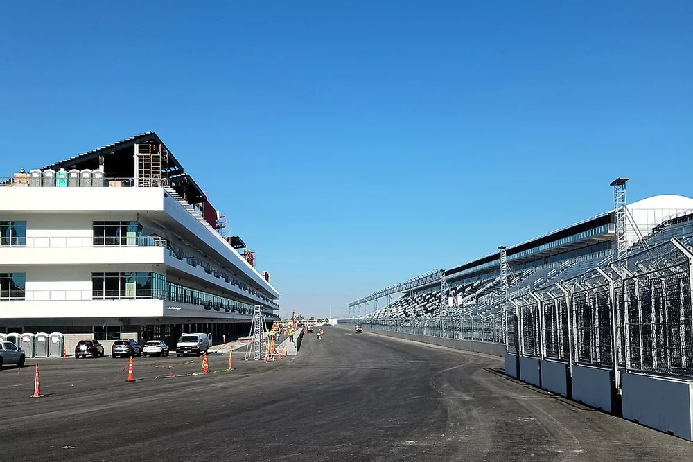 Work in Progress at the Las Vegas F1 course