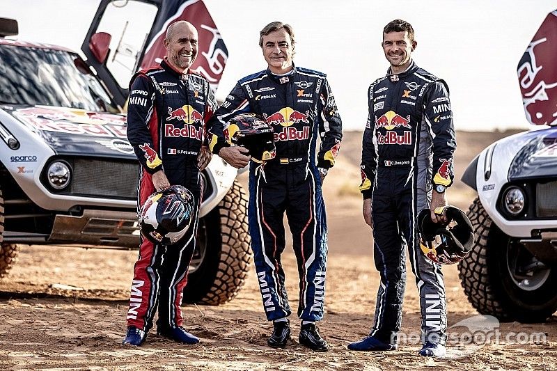 Carlos Sainz, Stephane Peterhansel, Cyril Despres, MINI X-Raid