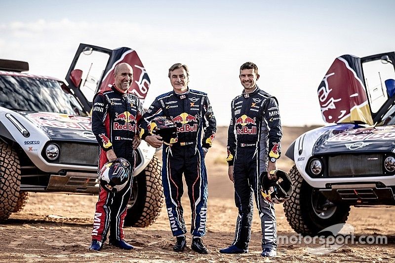 Carlos Sainz, Stephane Peterhansel, Cyril Despres, MINI X-Raid