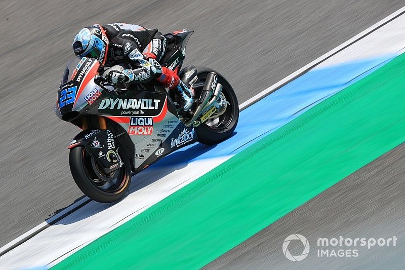 FP1 Moto2 Jepang: Schrotter pimpin sesi, Marquez kecelakaan parah
