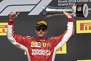 Raikkonen neemt op geheel eigen wijze afscheid van partner Shell
