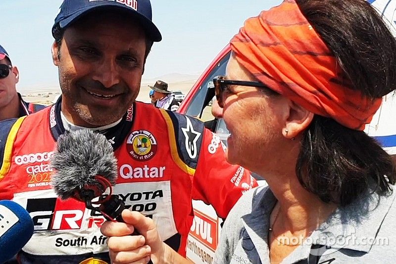 Ellen Lohr mit Nasser Al-Attiyah