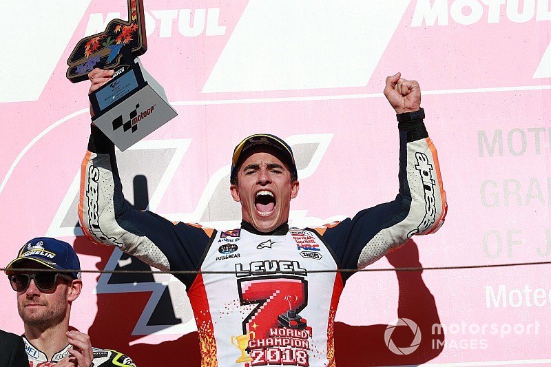 Marquez feiert WM-Titel mit ausgerenkter Schulter: "Meine Schwachstelle"