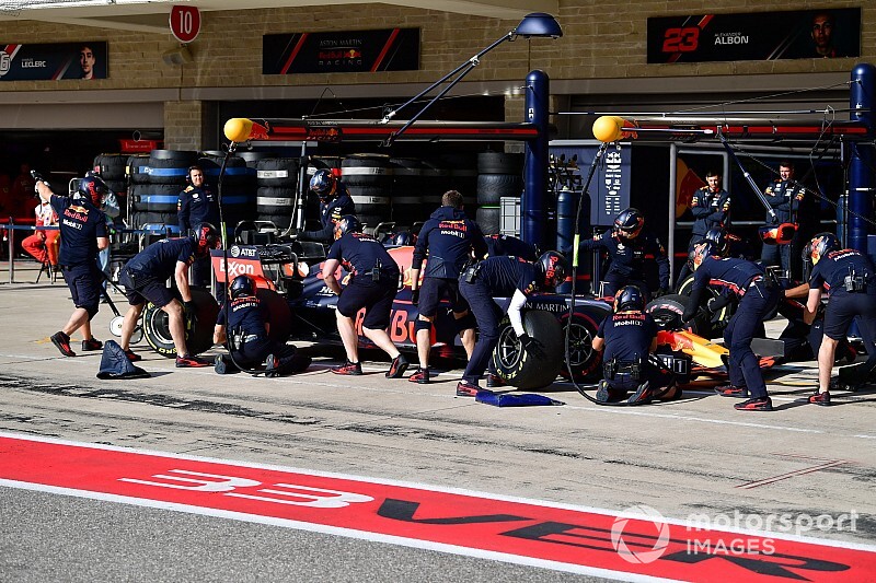 Amerika GP'nin en hızlı pit stopunu Red Bull yaptı