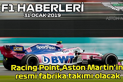 Video: Racing Point, Aston Martin F1 oluyor! - 31 Ocak Cuma F1 ve Motor Sporları Haberleri
