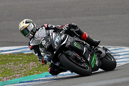 Rea ends Jerez test fastest as Lowes crashes