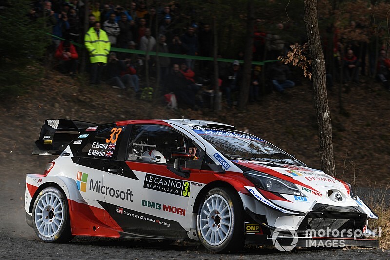 Evans contraataca y recupera la cabeza del Rally de Montecarlo