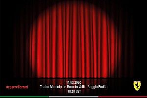 Ferrari F1: la presentazione in teatro a Reggio Emilia