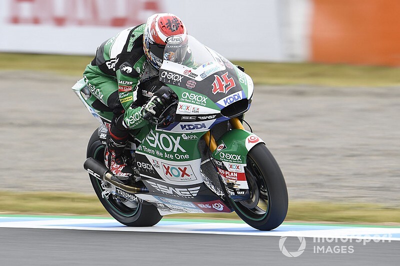 Moto2日本予選:マリーニが圧倒的な速さでPP。長島哲太は16番手