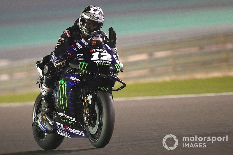 Test MotoGP Losail, Giorno 3: Vinales vola, Rossi cade