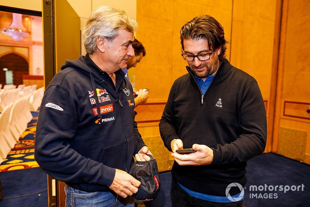 #305 JCW X-Raid Team: Carlos Sainz, David Castera, director del Rally Dakar