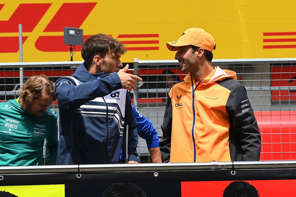 Pierre Gasly, AlphaTauri, Daniel Ricciardo, McLaren