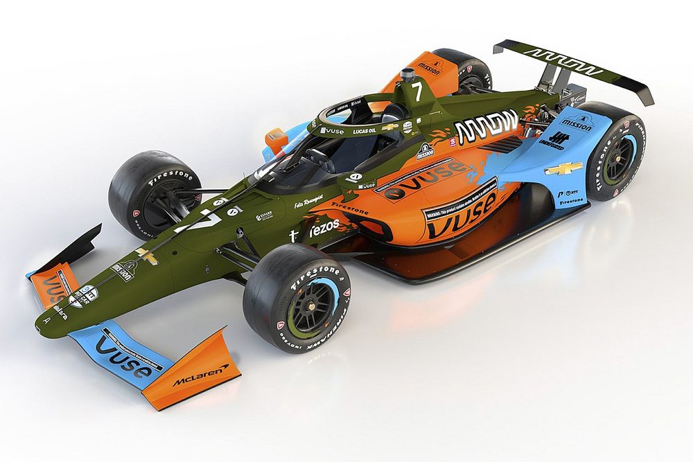 McLaren komt met nieuwe kleurstellingen voor Indy 500 op de proppen