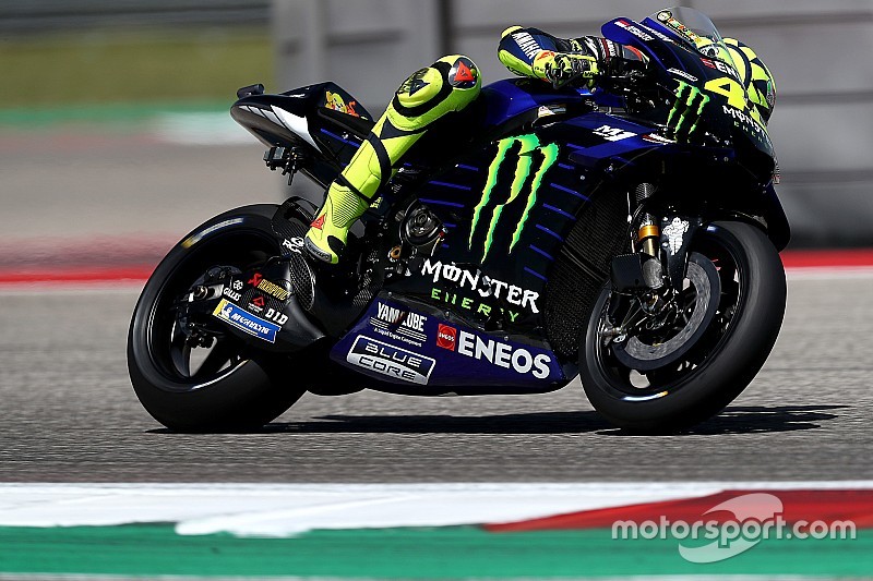 Rossi voudrait un déflecteur sur le bras oscillant de la Yamaha
