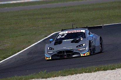 L'Aston Martin DTM de R-Motorsport poursuit son développement au Lausitzring