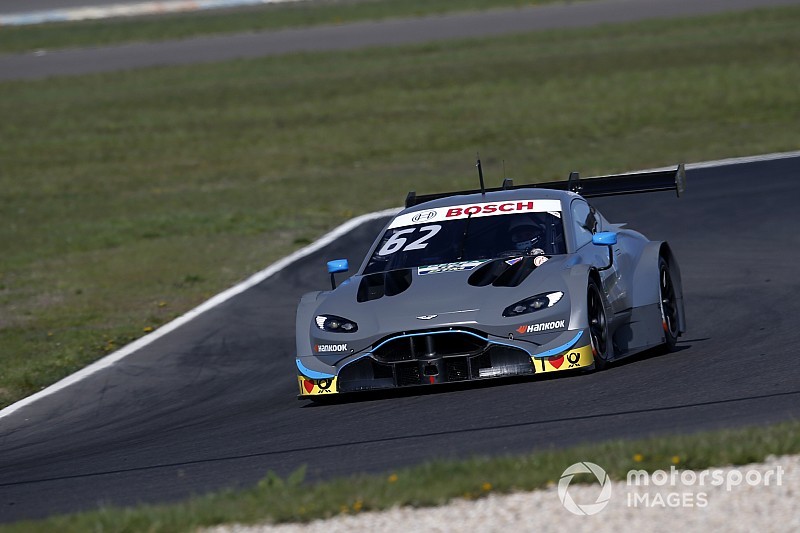 L'Aston Martin DTM de R-Motorsport poursuit son développement au Lausitzring