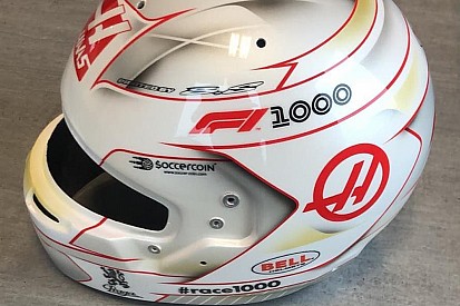 Grosjean, Çin'de 1000. yarışa özel bir kaskla yarışacak