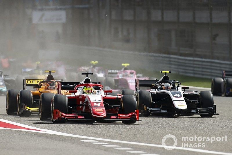 Mick Schumacher, PREMA RACING en Nyck De Vries, ART GRAND PRIX 