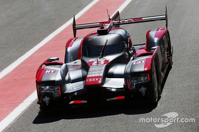 Audi on second and third rows at Spa