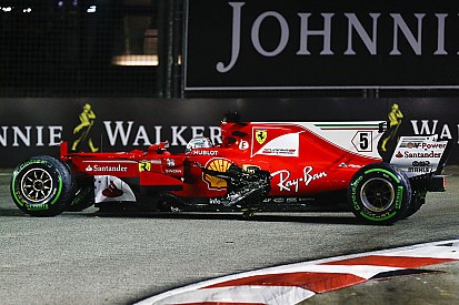 Ferrari: il crash di Singapore quanto si paga sul motore 3 di Vettel?