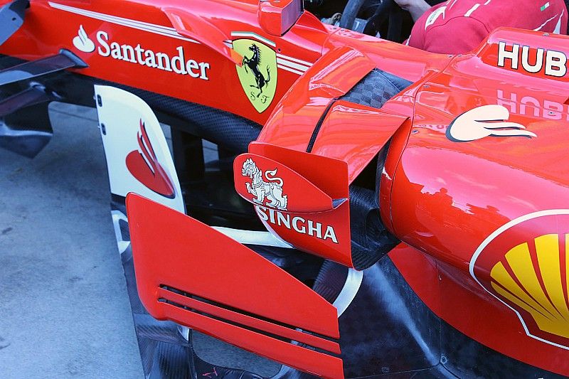 Ferrari SF70H sidepod detail