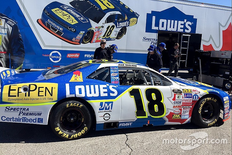 Alex Tagliani leads field in first NASCAR Pinty's Series practice of season