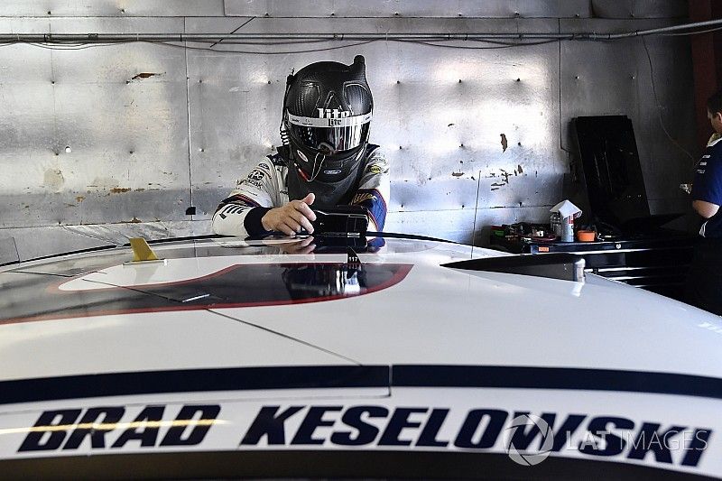 Keselowski wins incident-free first stage at Michigan