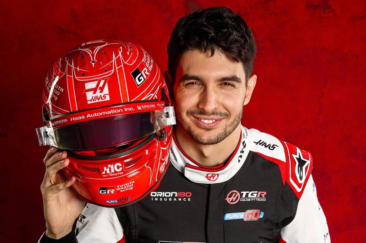 Esteban Ocon dévoile son casque pour la saison 2026 de F1