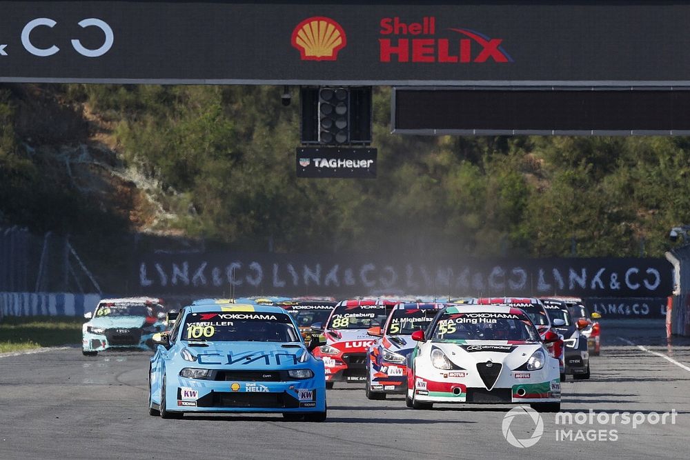 Partenza, Yvan Muller, Cyan Racing Lynk & Co 03 TCR, al comando