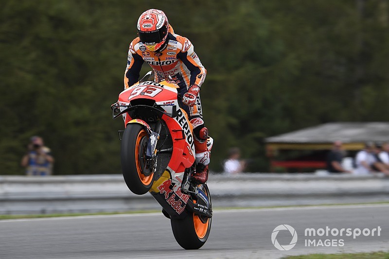 MotoGP Ceko: Tampil sensasional, Marquez amankan pole