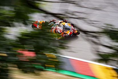 Márquez también lidera el warm up en Alemania