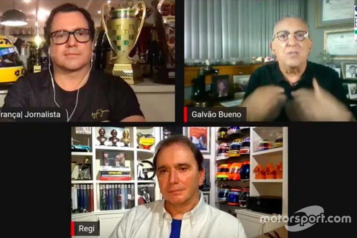 Regi cita homenagem de Galvão, que chama Senna de "irmão mais novo"
