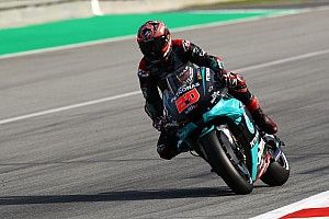 Quartararo ondanks crash aan kop in warm-up GP Catalonië