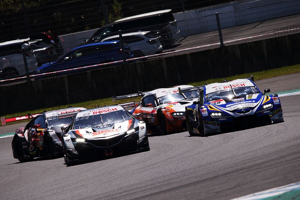 【スーパーGT】ホンダ陣営、ホームのもてぎで“スープラ祭り”を阻止。細部に渡る開発がNSXの性能向上に寄与か