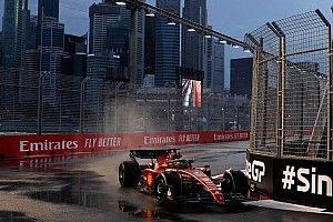 F1 Singapore GP: Leclerc tops wet final practice from Verstappen