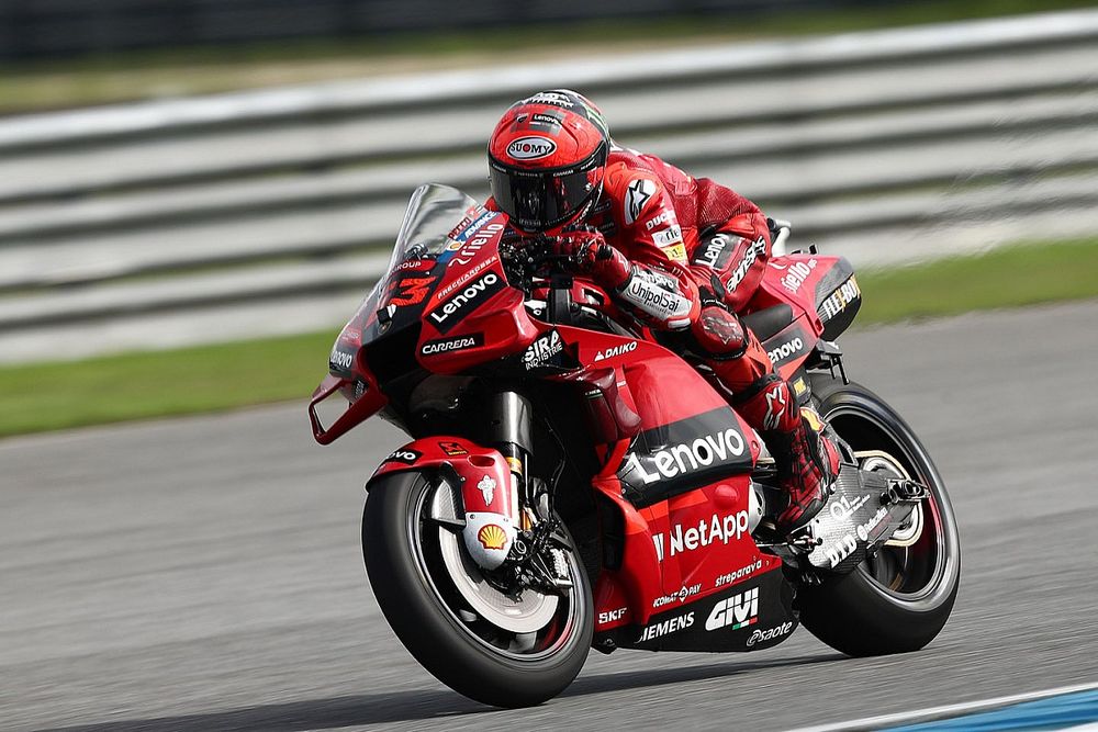 Bagnaia ne pensera au championnat qu'en fin de course