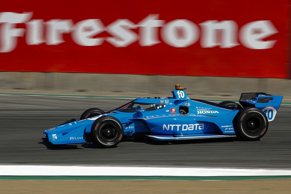 IndyCar Laguna Seca: Palou leads second practice from Rossi