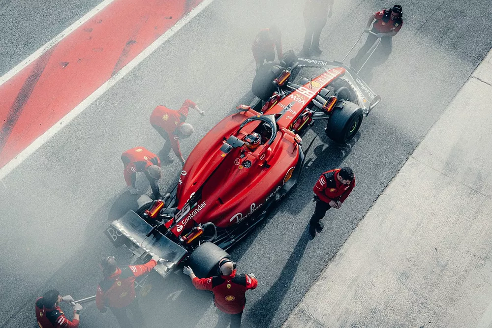 Test Pirelli en Barcellona, Carlos Sainz