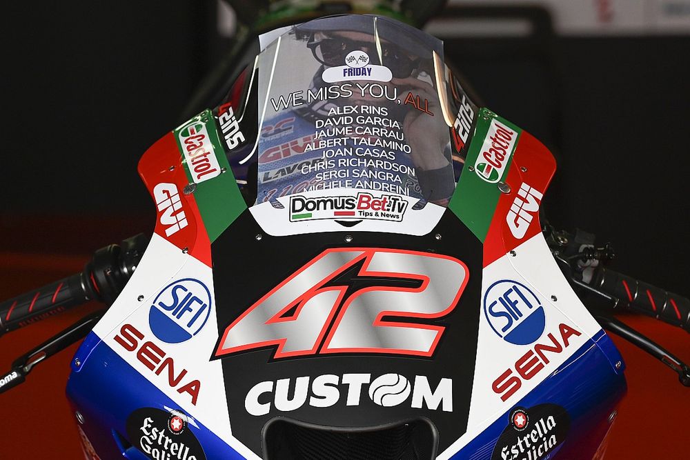 Moto de Alex Rins, LCR Honda