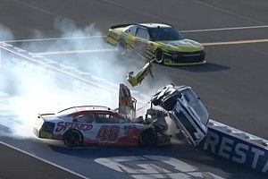 Jeb Burton escapes wild airborne crash in Pocono Xfinity race
