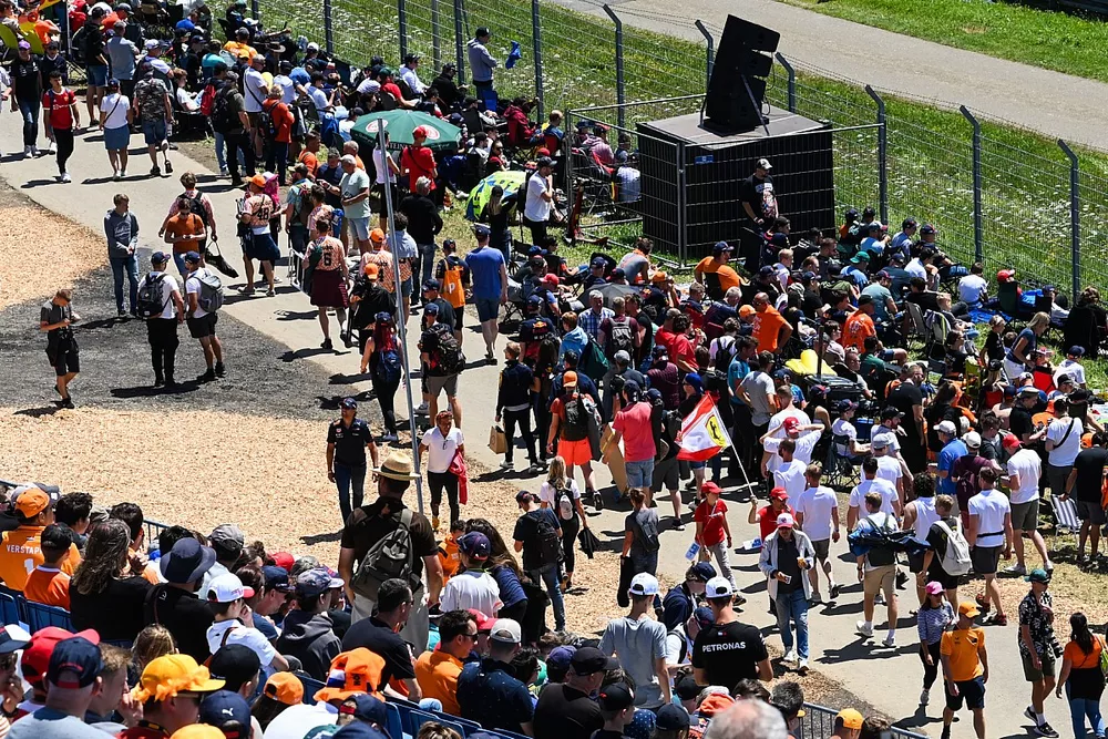 Fans at the Red Bull Ring